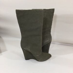 MIA Shoes - MIA Suede Flirty Wedge Boots Size 7 MIA Shoes - MIA Suede Flirty Wedge Boots Size 7